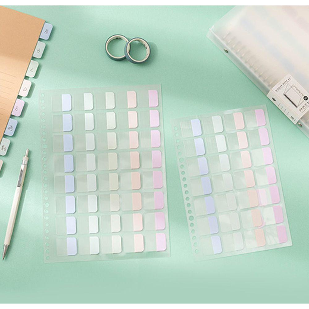 Nhãn Dán Ghi Chú DIY Họa Tiết Lá Nhiều Màu Sắc Sáng Tạo Chống Nước Có Thể Viết Được