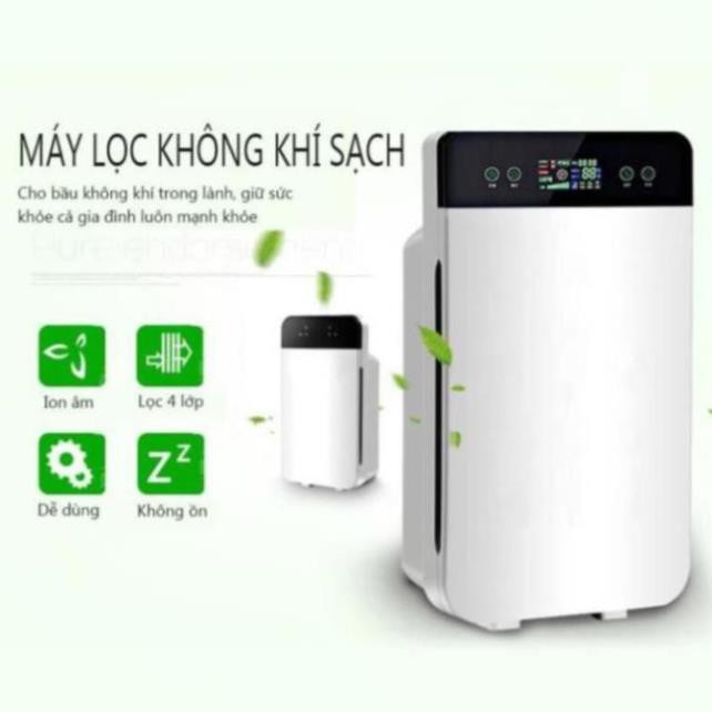 Máy Lọc Không Khí Làm Sạch Không Khí HEPA - Máy Lọc Không Khí Diệt Khuẩn UV, Khử Bụi Mịn PM2.5 Khử Pormaldehyd