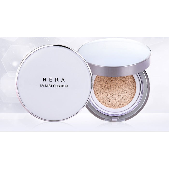 Kem nền, phấn phủ nước HERA UV MIST CUSHION Hàn Quốc cao cấp kèm lõi sơ cua
