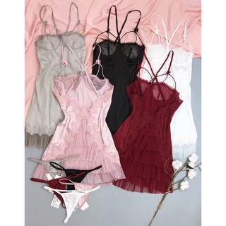 Váy sexy lụa satin cao cấp quảng châu