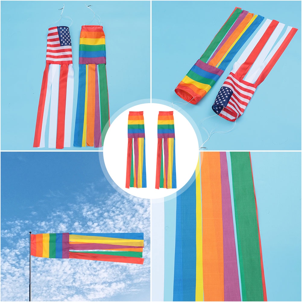 Set 2 Cối Xay Gió Màu Sắc Cầu Vồng LGBT