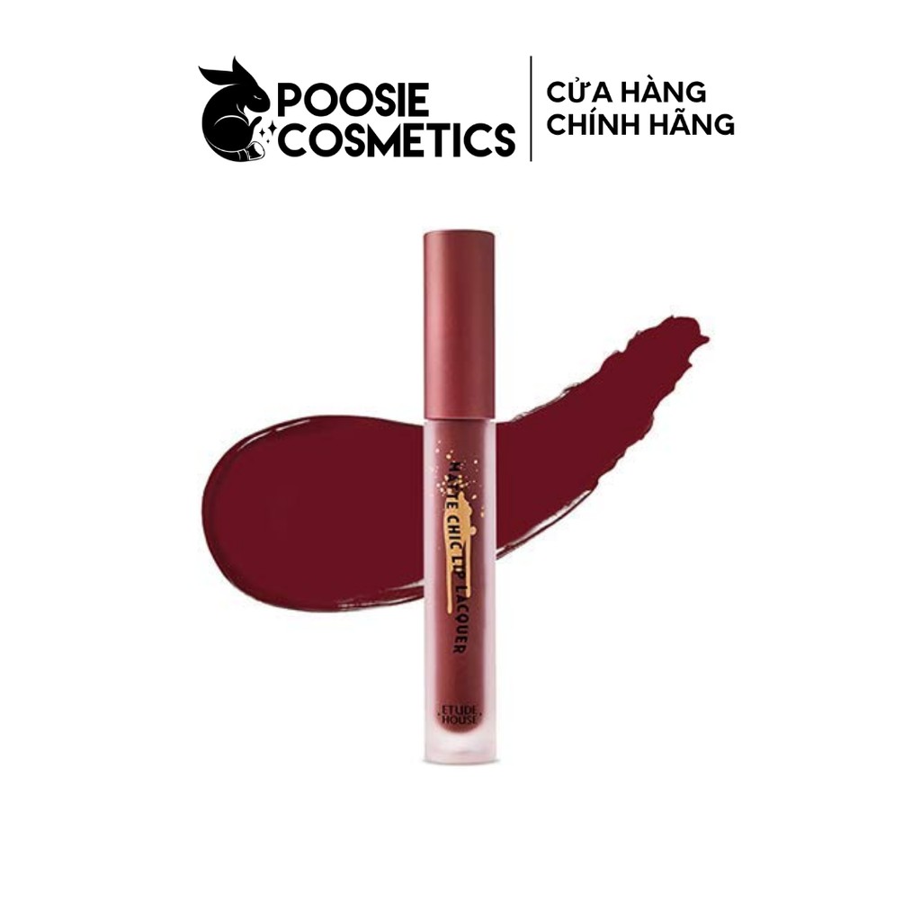 Son Matte Chic Lip Lacquer - RD302 SEULGI Burgundy 4g