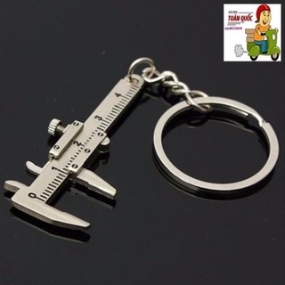 Thước kẹp mini kèm móc khoá chất liệu inox, kích thước 30mm