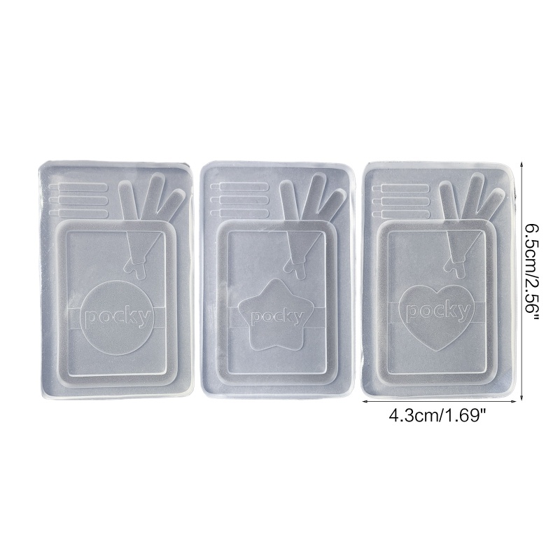 Sa Khuôn Silicone Làm Móc Khóa Trang Sức Sáng Bóng DIY