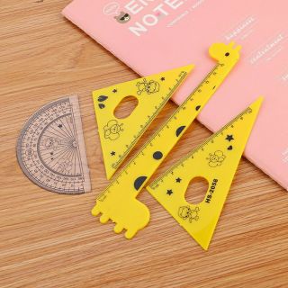 Sét 2 Bộ Thước kẻ 4 chiếc dễ thương nguồn hàng buôn sỉ