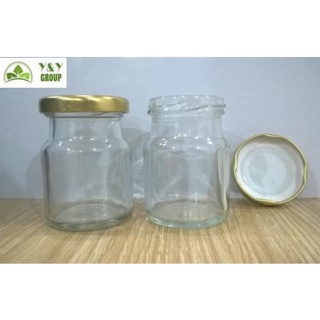 COMBO 50 hũ thủy tinh làm sữa chua-nắp thiếc : 75ML
