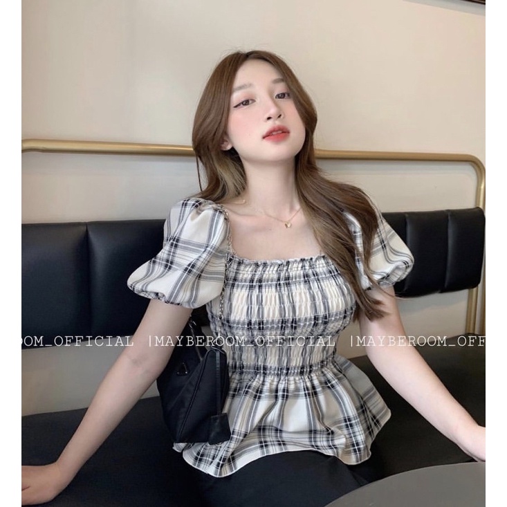 (PASS ĐỒ) ÁO BO CHUN CO GIÃN LINDA TOP CỦA MAYBEROOM (MẶC ĐƯỢC 2 KIỂU)