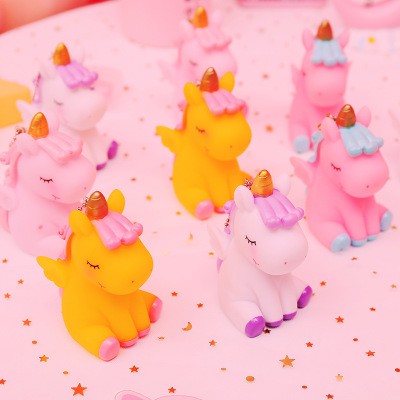 MK44 Móc khoá ngựa thần bóp chút chít móc khoá unicorn móc khoá cute