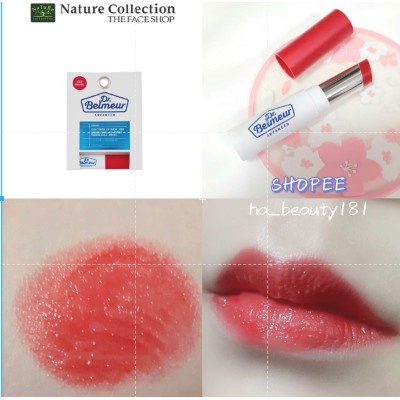 Son dưỡng môi không màu siêu mềm môi dưỡng ẩm hồng hào căng mướt The Face Shop Dr Belmeur Moisture Lip Balm 4g