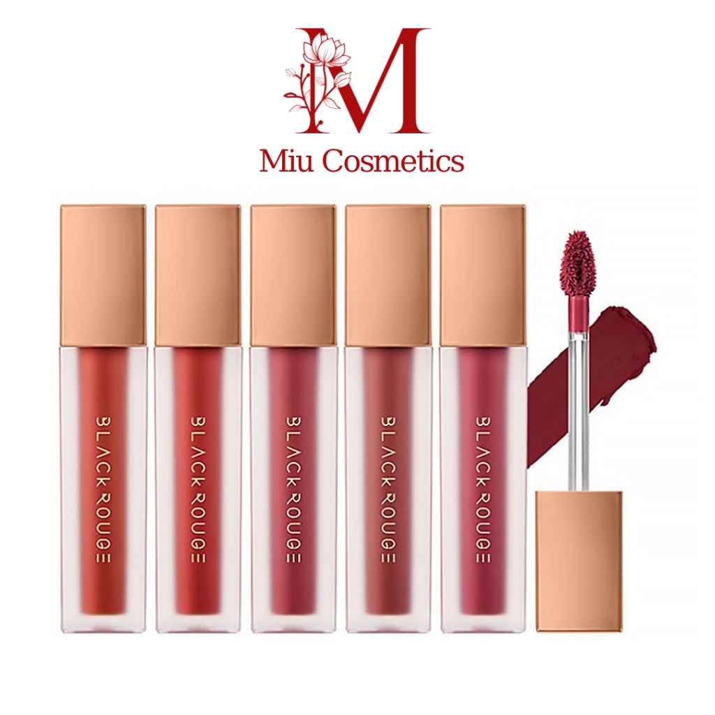 Black Rouge A12 A33 A31 Son Môi Kem Lì Black Rouge A33 Màu Đỏ Cam Có Dưỡng Môi, Mềm Mịn