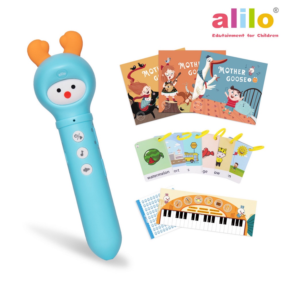 Bút biết nói thông minh Alilo D3C Early Educational Talking Pen - Đồ chơi giáo dục sớm hỗ trợ bé 2-6T học tiếng anh