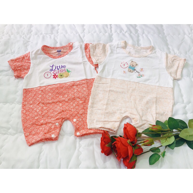 Body đùi cho bé gái sơ sinh thun cotton mềm (3-8kg)