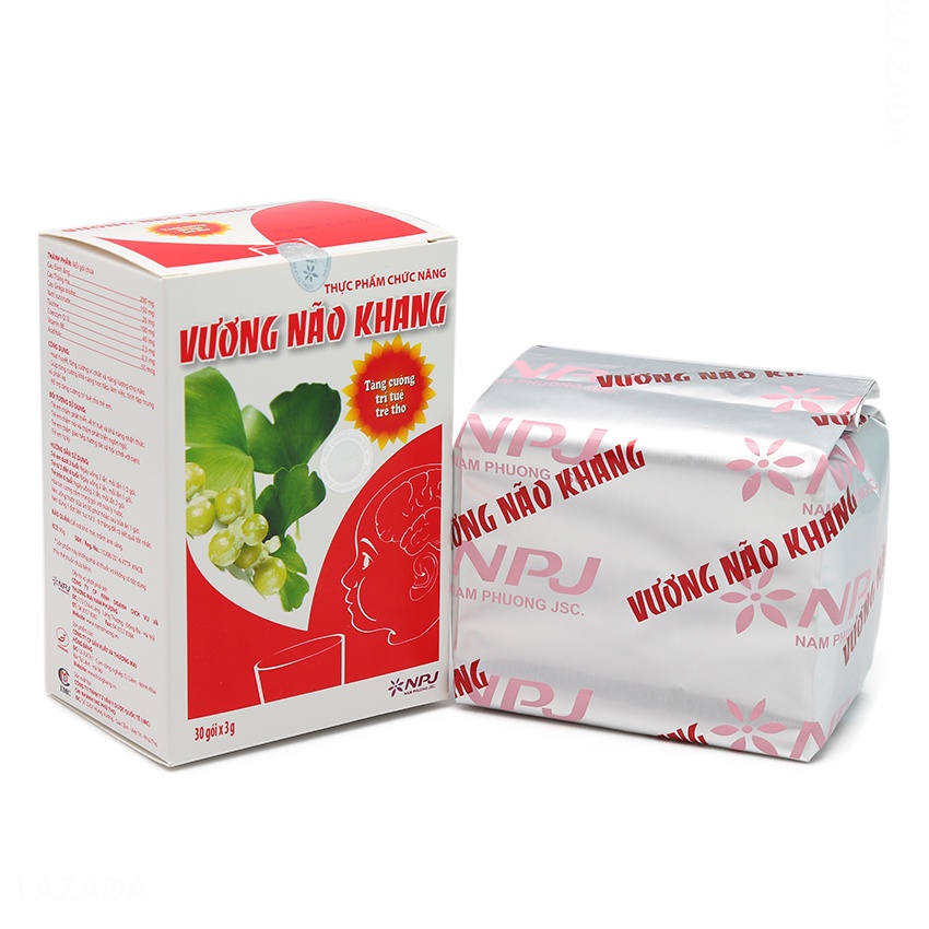 Cốm vương não khang -Hoạt huyết, tăng cường vi chất và năng lượng cho não. Giúp tăng cường khả năng học tập, trí tuệ
