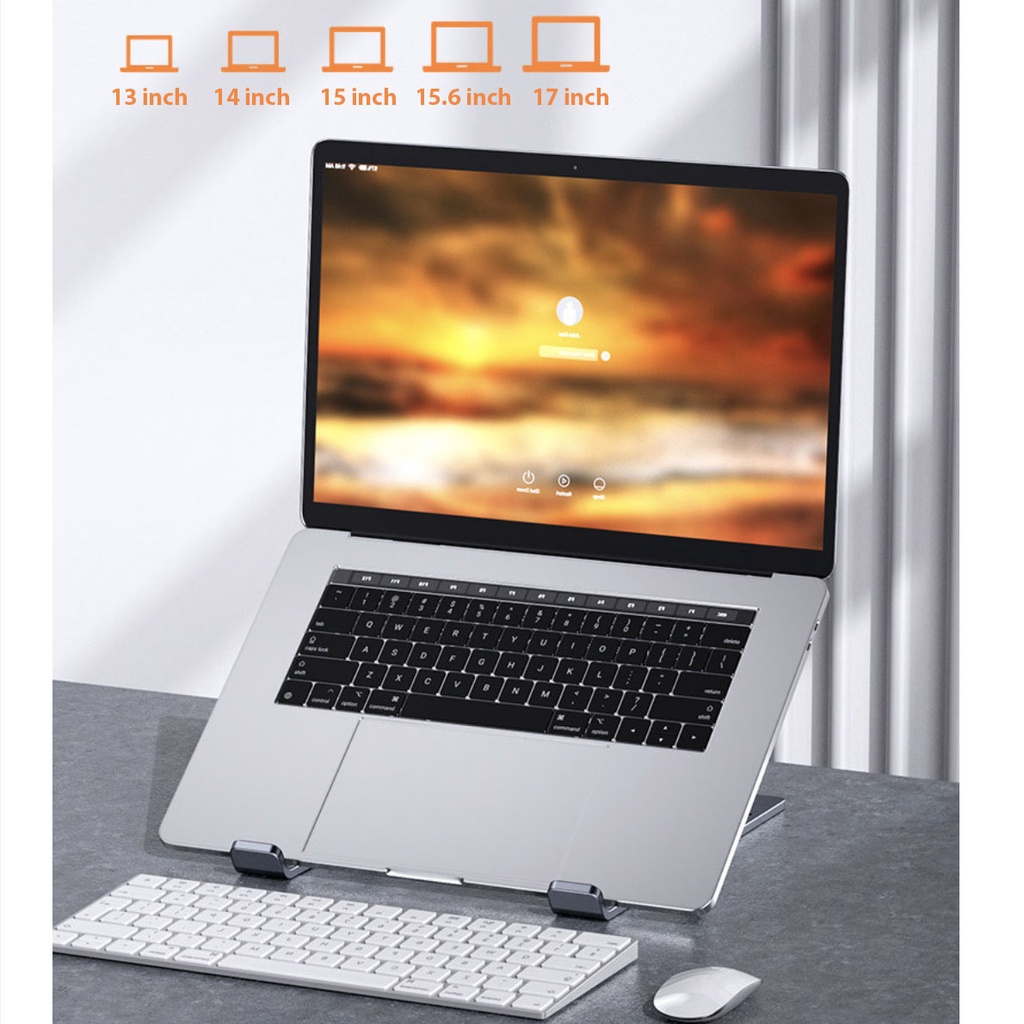 Giá đỡ laptop, giá kê Macbook N3 cao cấp hợp kim nhôm GỌN Setups