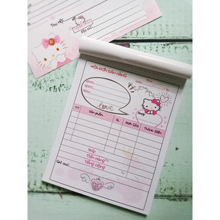 [CÓ SẴN] Hoá đơn bán hàng kitty dễ thương