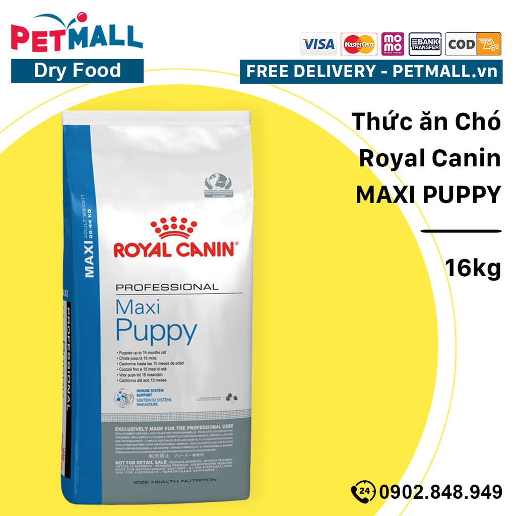 Thức ăn chó Royal Canin MAXI PUPPY 16kg