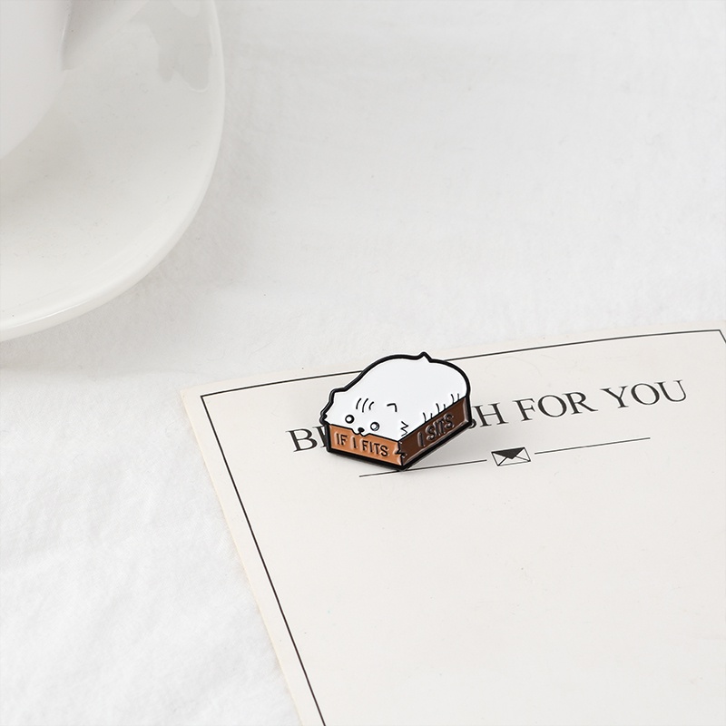 Ghim Cài Áo Hình Mèo Dễ Thương Cho Bạn Bè