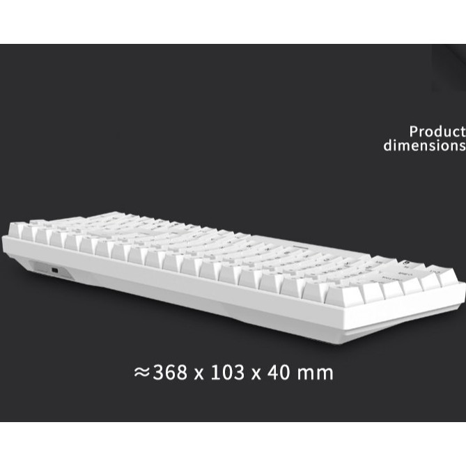 Royal Kludge RK860 - Bàn phím cơ bluetooth không dây mini Royal Kludge RK100 Led đơn sắc 100 Phím kết nối 3 chế độ | BigBuy360 - bigbuy360.vn