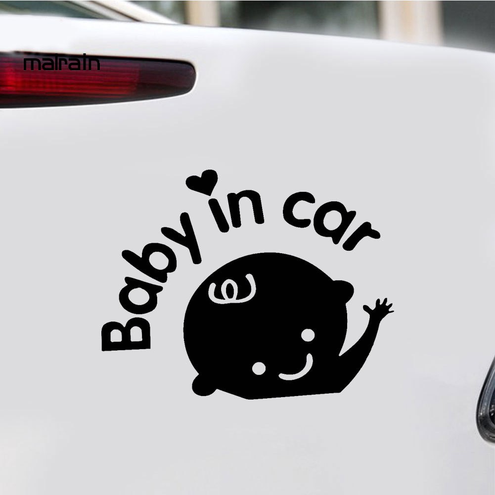 Sticker Dán Xe Hơi Chữ Baby In Car