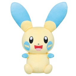 [Banpresto] Gấu bông pkm Raichu Minun big Plush Doll Stuffed toy Anime chính hãng Nhật Bản