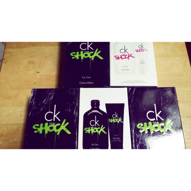 Set Dầu thơm Ck one shock Him/ Her Authentic chính hãng 