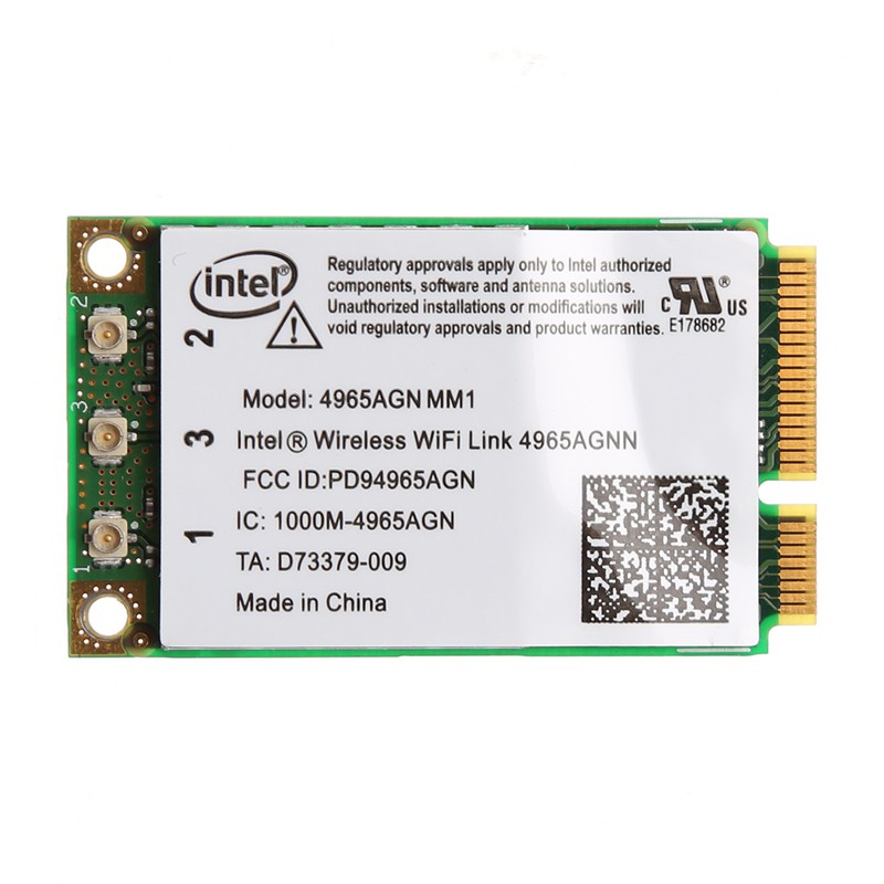 Card Wifi Mini Pci-E 300mbps Cho Intel 4965agn Nm1