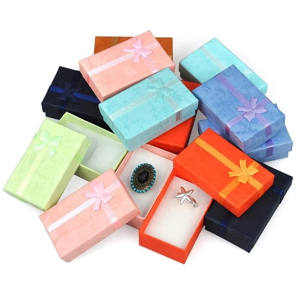 Hộp Giấy Đựng Trang Sức Màu Sắc Ngọt Ngào Chất Lượng Cao
