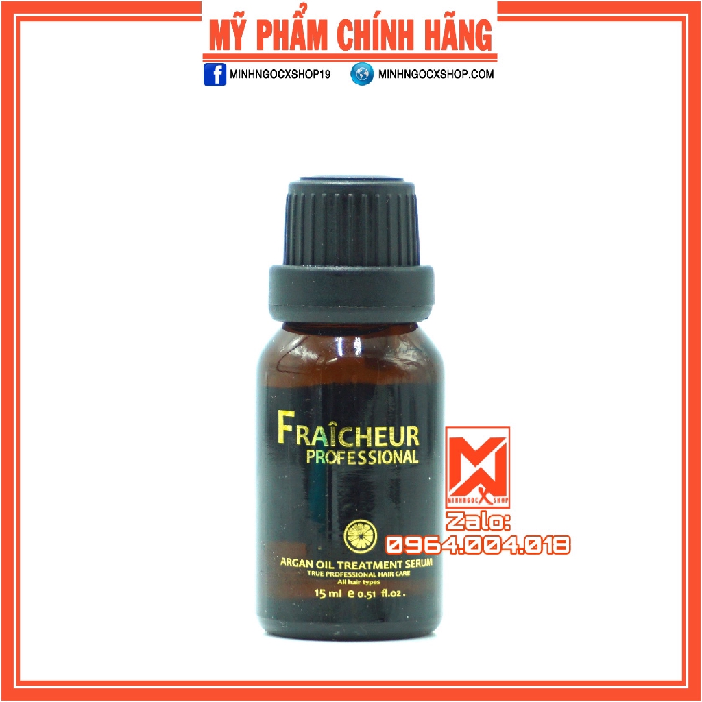 ✅[ Fraicheur-Chính Hãng ] Tinh Dầu Dưỡng Phục Hồi Chuyên Sâu Fraicheur Argan Oil Treatment Serum 15ml-Chính Hãng | BigBuy360 - bigbuy360.vn