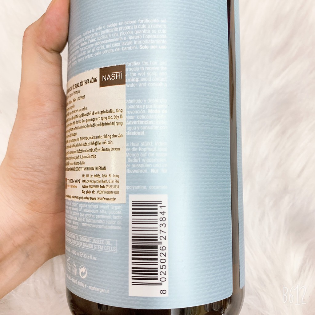 Dầu Gội Chống Rụng Tóc Argan Nashi Capixyl 200ml/500ml/1000ml