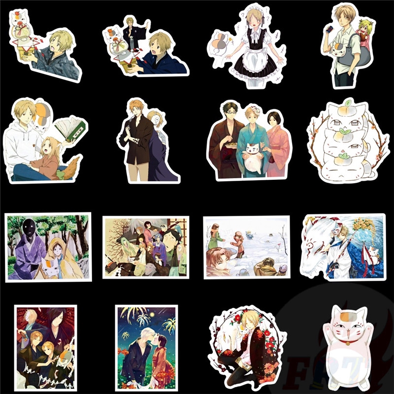 ❉ Natsume Yuujinchou Series 01 Stickers ❉ 50Pcs/Set Anime Natsume Takashi Madara DIY Fashion Mixed Luggage Laptop Skateboard Doodle Decals Stickers