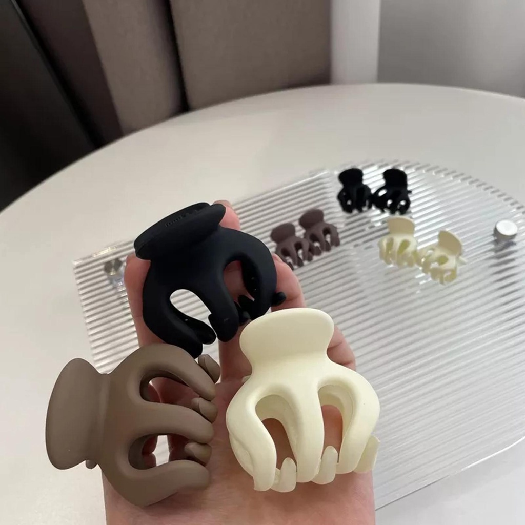 1 Kẹp Tóc Mini Màu Trơn Phong Cách Hàn Quốc Dễ Thương O8W9