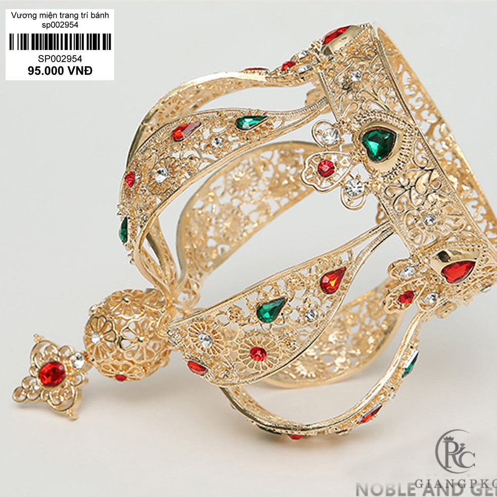 Vương miện trang trí bánh sinh nhật Giangpkc Sp002954