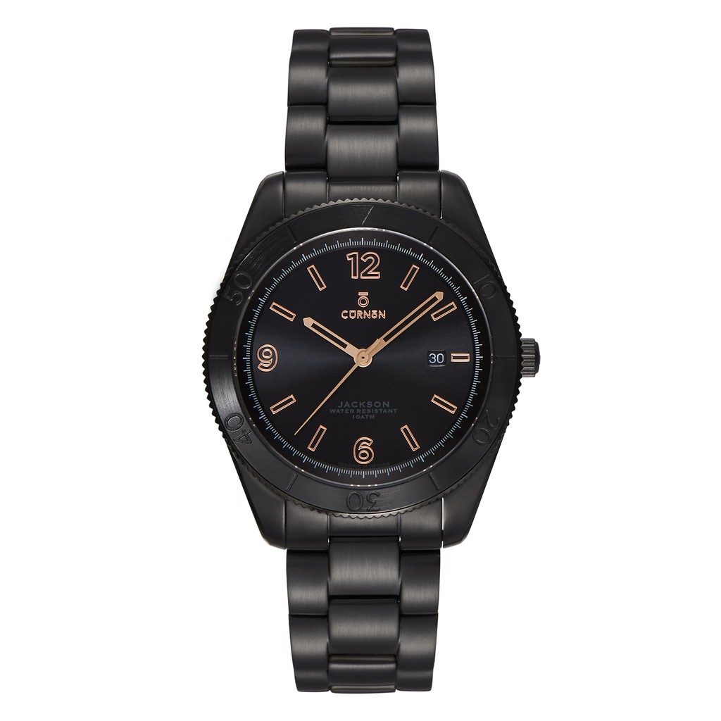 [Mã FABRR5503 giảm 20% đơn 249K] Đồng hồ nam Curnon Jackson Lava mặt kính Sapphire - Hàng chính hãng
