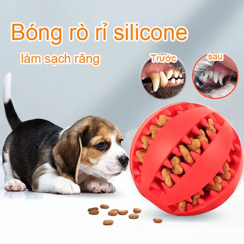 Bóng Đồ Chơi Chống Cắn Làm Sạch Răng Dành Cho Cún Cưng