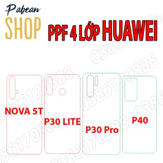 Dán lưng PPF 4 lớp chống va đập cho HUAWEI P30 LITE /P30 Pro/P40/NOVA 5T