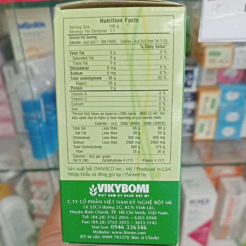 ✅ [Chính Hãng] VI-TAN 1 chất xơ hoà tan. (Hộp 110g 22 gói)