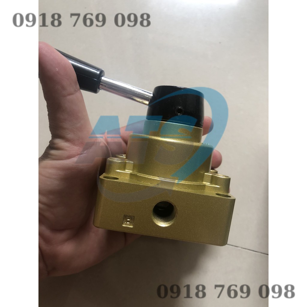 Van gạt tay khí nén HV 02  HV 04  van gạt hơi điều khiển xi lanh khí