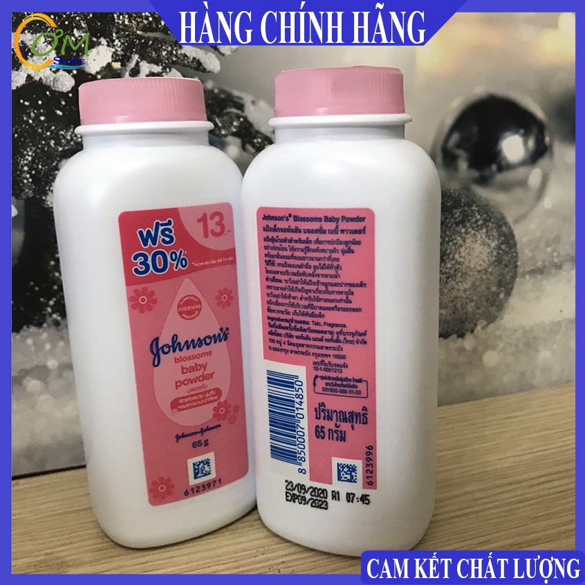 Phấn rôm, Phấn rôm Johnson Baby Thái Lan 65g, chống hăm cho bé, an toàn dễ chịu
