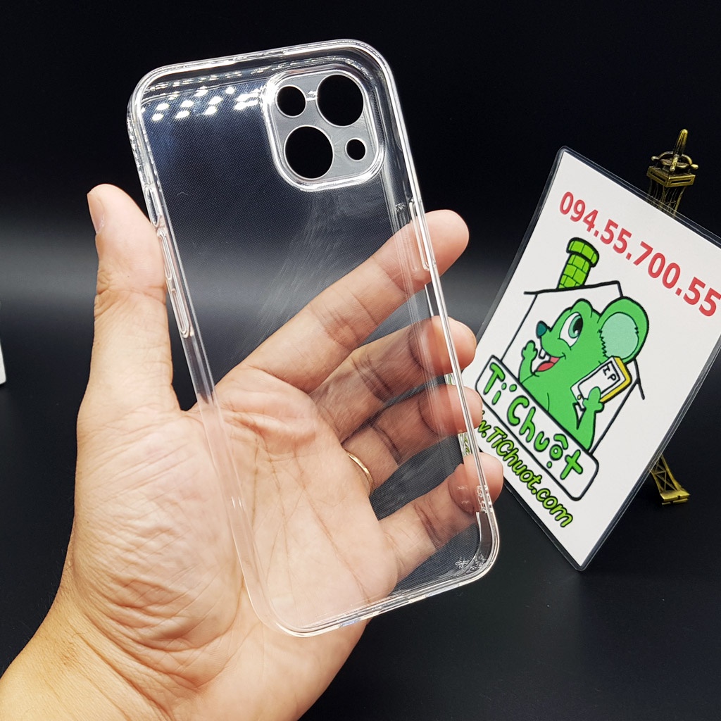 Ốp lưng iPhone 13 Mini 5.4" Silicon Dẻo trong suốt