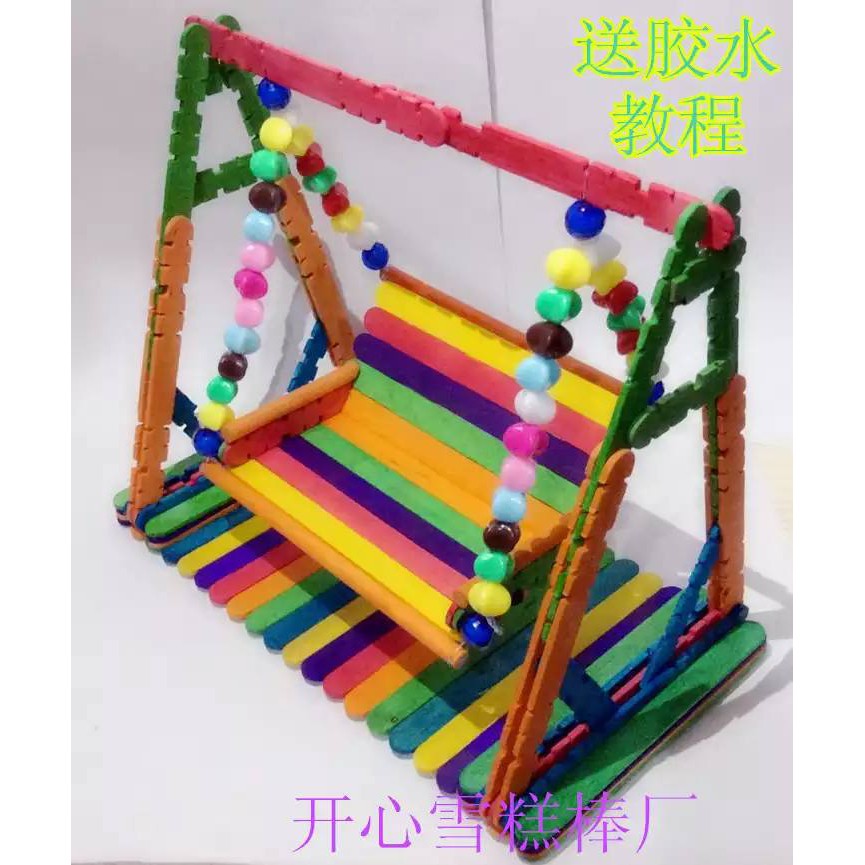 Que kem màu  - Que đè lưỡi - 15x2 cm