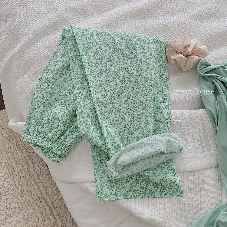 Quần Ngủ Dáng Rộng Phong Cách Hàn Quốc Dễ Thương Thời Trang Mùa Hè Cho Nữ | BigBuy360 - bigbuy360.vn