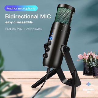 Micro thu âm hai đầu cắm usb rgb asm cho pc / máy tính / phát trực tuyến / video