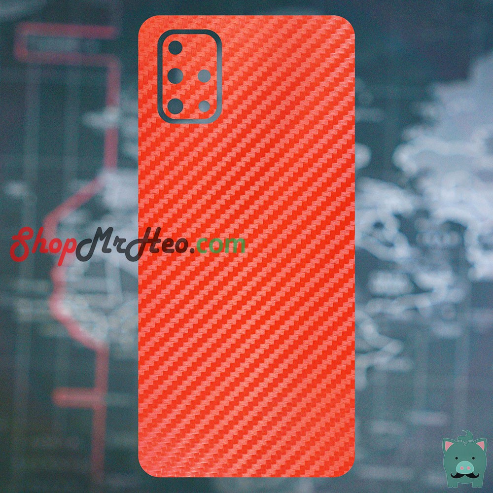 Skin Dán Mặt Sau Lưng Vân Nhôm Samsung Galaxy M11 - M21 - M30s - M31 - M51