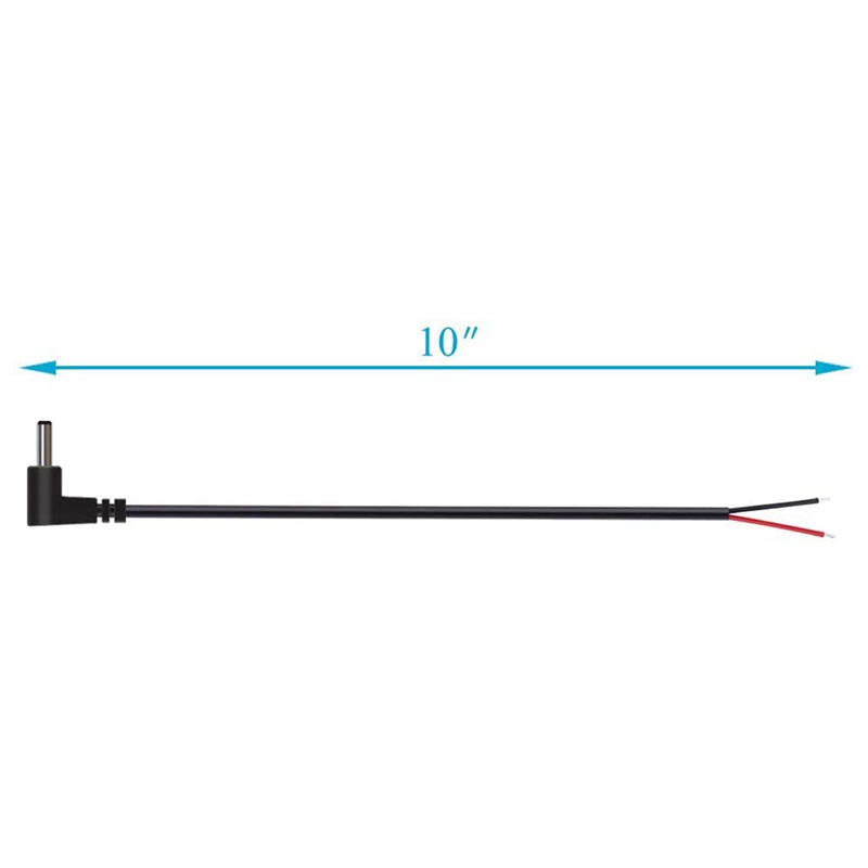 Bộ 10 Đầu Cắm Nguồn DC Góc Phải 90 Độ 3.5Mmx1.35Mm