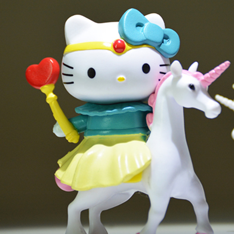 Bộ 2 Mô Hình Nhân Vật Hello Kitty Trang Trí Đáng Yêu