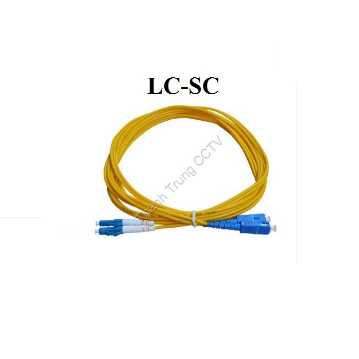 Dây nhảy quang single mode duplex LC-SC và LC-LC 20 mét