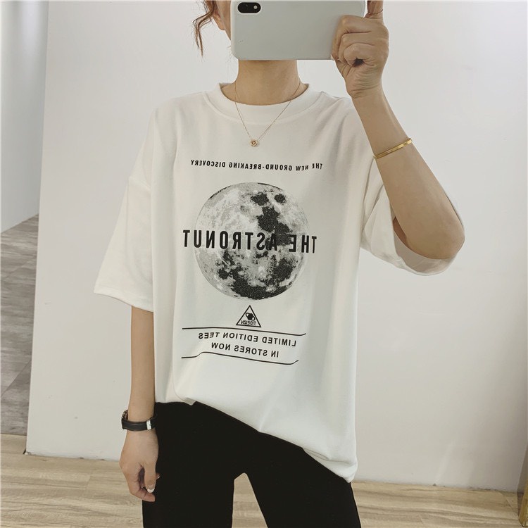 Áo thun cổ tròn Astron phông Unisex Form rộng ZURAVN