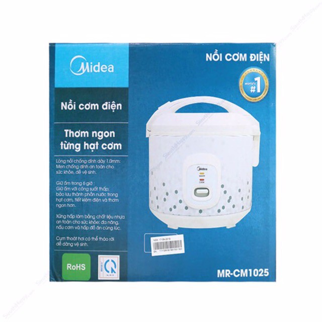 nồi cơm điện midea 1025 (1l)