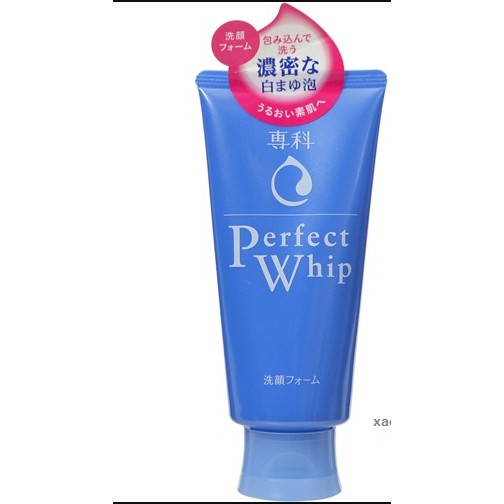 sữa rửa mặt Shiseido Perfect Whip màu xanh - nội địa nhật