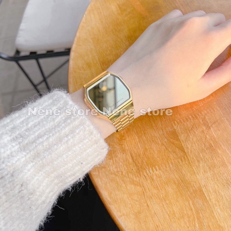 Đồng hồ nam, nữ Tráng gương TOUCH WATCH cảm ứng sang trọng, dây thép cho tuổi teen | BigBuy360 - bigbuy360.vn
